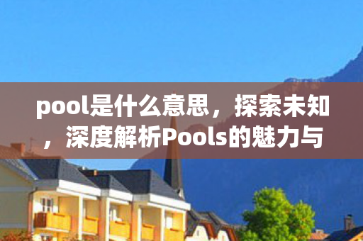 pool是什么意思，探索未知，深度解析Pools的魅力与应用