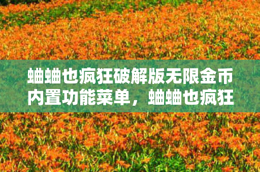 蛐蛐也疯狂破解版无限金币内置功能菜单,蛐蛐也疯狂,破解版无限金币的奇妙之旅 蛐蛐也疯狂破解版无限金币内置功能菜单,蛐蛐也疯狂,破解版无限金币的奇妙之旅