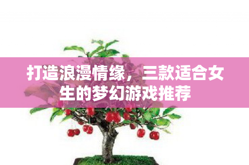 打造浪漫情缘,三款适合女生的梦幻游戏推荐 打造浪漫情缘,三款适合女生的梦幻游戏推荐