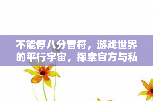 不能停八分音符,游戏世界的平行宇宙,探索官方与私服的微妙差异 不能停八分音符,游戏世界的平行宇宙,探索官方与私服的微妙差异