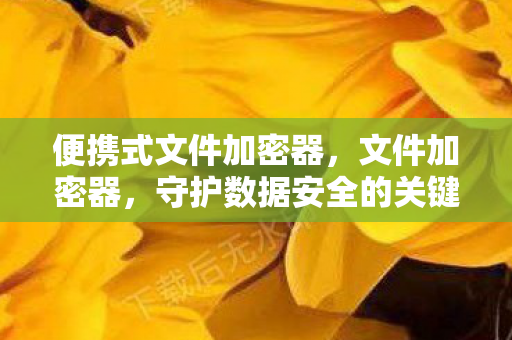 便携式文件加密器,文件加密器,守护数据安全的关键工具 便携式文件加密器,文件加密器,守护数据安全的关键工具