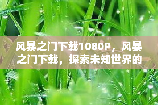 风暴之门下载1080P,风暴之门下载,探索未知世界的神秘门户 风暴之门下载1080P,风暴之门下载,探索未知世界的神秘门户