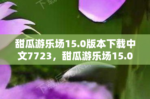 甜瓜游乐场15.0版本下载中文7723,甜瓜游乐场15.0版本下载指南 甜瓜游乐场15.0版本下载中文7723,甜瓜游乐场15.0版本下载指南