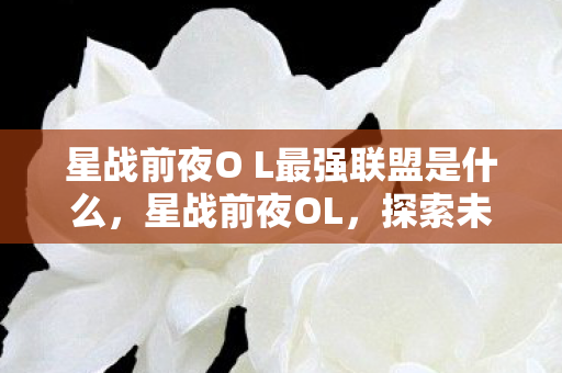 星战前夜O L最强联盟是什么图片