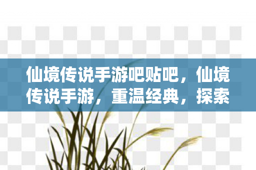 仙境传说手游吧贴吧,仙境传说手游,重温经典,探索未知 仙境传说手游吧贴吧,仙境传说手游,重温经典,探索未知