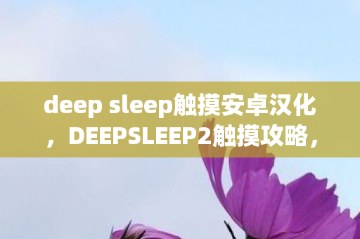 deep sleep触摸安卓汉化,DEEPSLEEP2触摸攻略,掌握高效操作技巧 deep sleep触摸安卓汉化,DEEPSLEEP2触摸攻略,掌握高效操作技巧