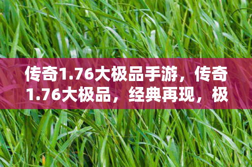 传奇1.76大极品手游,传奇1.76大极品,经典再现,极致体验 传奇1.76大极品手游,传奇1.76大极品,经典再现,极致体验