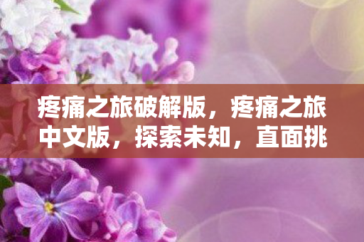 疼痛之旅破解版，疼痛之旅中文版，探索未知，直面挑战