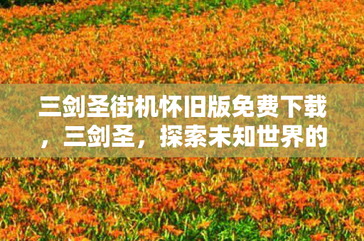 三剑圣街机怀旧版免费下载,三剑圣,探索未知世界的神秘之旅 三剑圣街机怀旧版免费下载,三剑圣,探索未知世界的神秘之旅