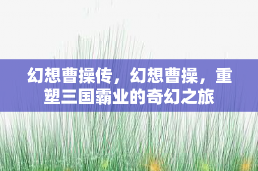 幻想曹操传,幻想曹操,重塑三国霸业的奇幻之旅 幻想曹操传,幻想曹操,重塑三国霸业的奇幻之旅