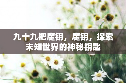 探索未知世界的神秘钥匙图片