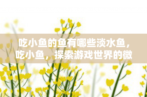 吃小鱼的鱼有哪些淡水鱼图片