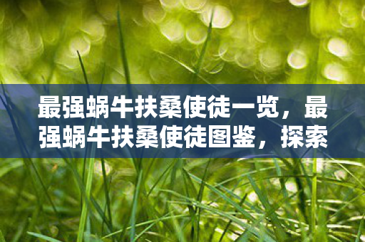 最强蜗牛扶桑使徒一览，最强蜗牛扶桑使徒图鉴，探索神秘扶桑之旅