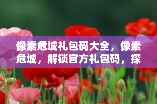 像素危城礼包码大全图片