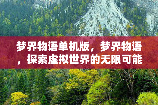 梦界物语单机版,梦界物语,探索虚拟世界的无限可能 梦界物语单机版,梦界物语,探索虚拟世界的无限可能