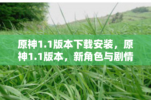 原神1.1版本下载安装,原神1.1版本,新角色与剧情的深度解析 原神1.1版本下载安装,原神1.1版本,新角色与剧情的深度解析