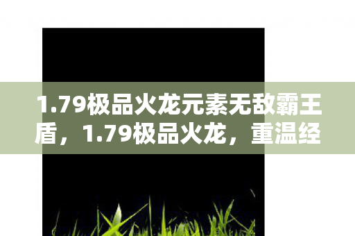 1.79极品火龙元素无敌霸王盾，1.79极品火龙，重温经典，感受传奇的魅力