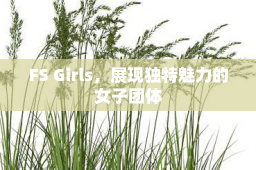 FS Girls,展现独特魅力的女子团体 FS Girls,展现独特魅力的女子团体