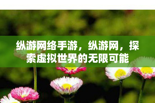 纵游网络手游,纵游网,探索虚拟世界的无限可能 纵游网络手游,纵游网,探索虚拟世界的无限可能