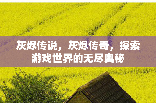 灰烬传说，灰烬传奇，探索游戏世界的无尽奥秘