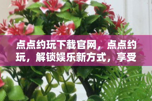 点点约玩下载官网,点点约玩,解锁娱乐新方式,享受便捷游戏社交 点点约玩下载官网,点点约玩,解锁娱乐新方式,享受便捷游戏社交