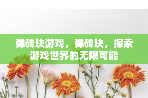 弹砖块游戏,弹砖块,探索游戏世界的无限可能 弹砖块游戏,弹砖块,探索游戏世界的无限可能
