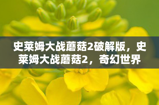 史莱姆大战蘑菇2破解版,史莱姆大战蘑菇2,奇幻世界的冒险之旅 史莱姆大战蘑菇2破解版,史莱姆大战蘑菇2,奇幻世界的冒险之旅