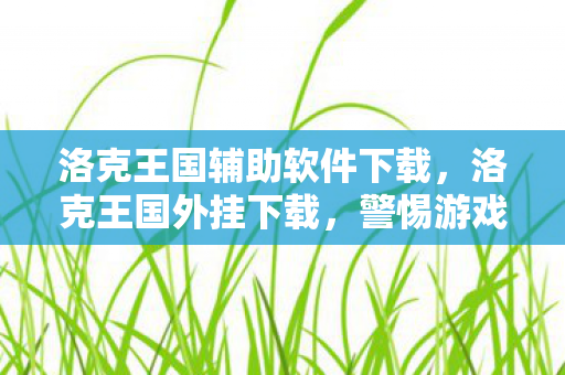 洛克王国辅助软件下载，洛克王国外挂下载，警惕游戏外挂的风险与影响