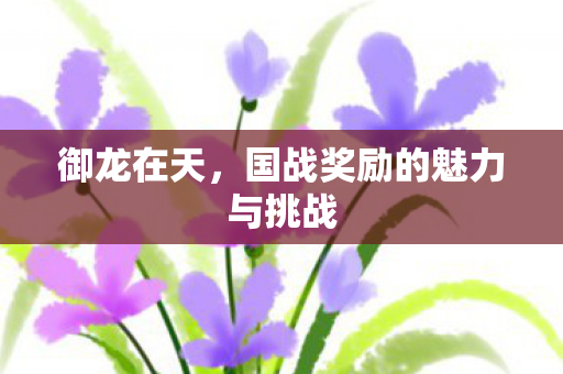 御龙在天,国战奖励的魅力与挑战 御龙在天,国战奖励的魅力与挑战