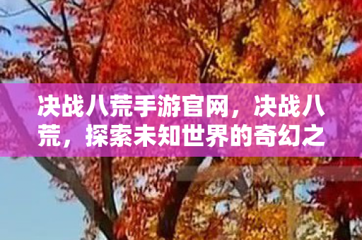 决战八荒手游官网,决战八荒,探索未知世界的奇幻之旅 决战八荒手游官网,决战八荒,探索未知世界的奇幻之旅