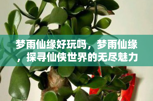 梦雨仙缘好玩吗,梦雨仙缘,探寻仙侠世界的无尽魅力 梦雨仙缘好玩吗,梦雨仙缘,探寻仙侠世界的无尽魅力