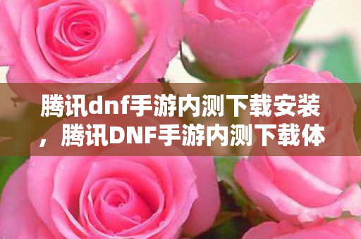腾讯dnf手游内测下载安装,腾讯DNF手游内测下载体验 腾讯dnf手游内测下载安装,腾讯DNF手游内测下载体验