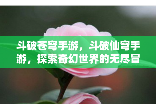 斗破苍穹手游，斗破仙穹手游，探索奇幻世界的无尽冒险
