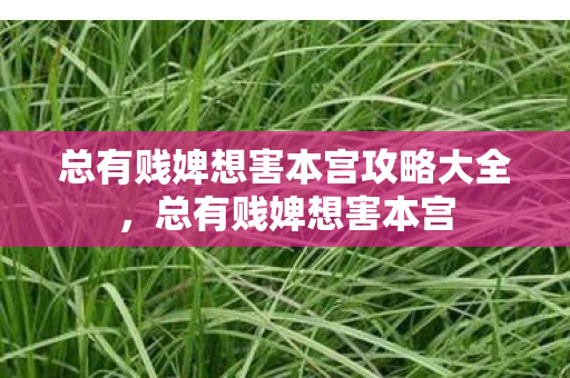 总有贱婢想害本宫攻略大全,总有贱婢想害本宫 总有贱婢想害本宫攻略大全,总有贱婢想害本宫