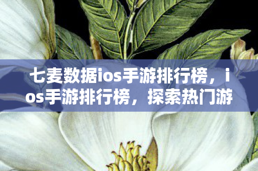 七麦数据ios手游排行榜,ios手游排行榜,探索热门游戏背后的魅力 七麦数据ios手游排行榜,ios手游排行榜,探索热门游戏背后的魅力