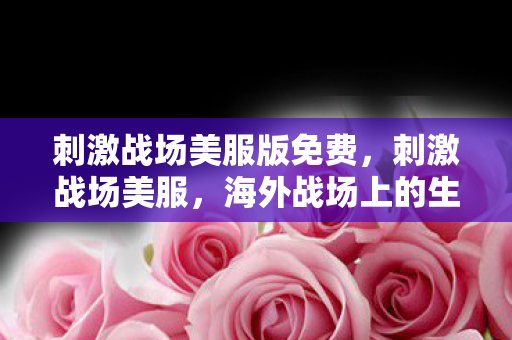刺激战场美服版免费,刺激战场美服,海外战场上的生存挑战 刺激战场美服版免费,刺激战场美服,海外战场上的生存挑战
