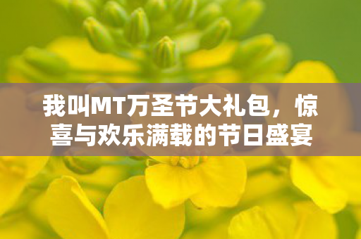我叫MT万圣节大礼包，惊喜与欢乐满载的节日盛宴