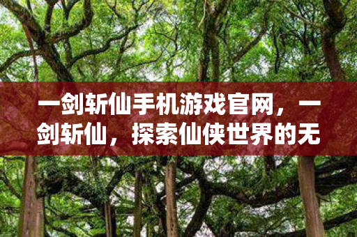一剑斩仙手机游戏官网,一剑斩仙,探索仙侠世界的无尽魅力 一剑斩仙手机游戏官网,一剑斩仙,探索仙侠世界的无尽魅力