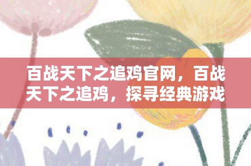 百战天下之追鸡官网，百战天下之追鸡，探寻经典游戏的传承与变迁