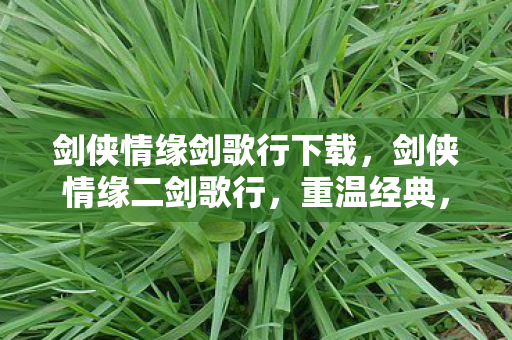 剑侠情缘剑歌行下载,剑侠情缘二剑歌行,重温经典,再续江湖情缘 剑侠情缘剑歌行下载,剑侠情缘二剑歌行,重温经典,再续江湖情缘