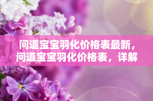 问道宝宝羽化价格表最新，问道宝宝羽化价格表，详解羽化成本与性价比