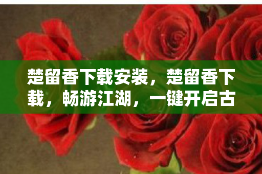 楚留香下载安装,楚留香下载,畅游江湖,一键开启古风之旅 楚留香下载安装,楚留香下载,畅游江湖,一键开启古风之旅
