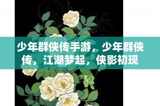 少年群侠传手游,少年群侠传,江湖梦起,侠影初现 少年群侠传手游,少年群侠传,江湖梦起,侠影初现
