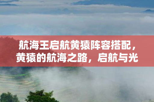 航海王启航黄猿阵容搭配图片
