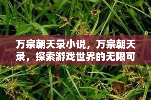 探索游戏世界的无限可能图片
