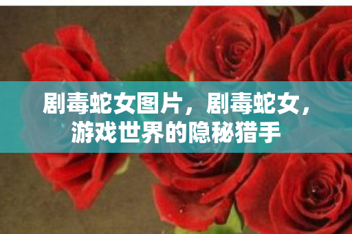 游戏世界的隐秘猎手图片