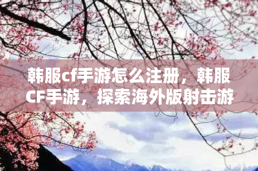 探索海外版射击游戏的独特魅力图片