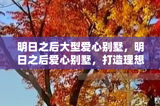 明日之后大型爱心别墅，明日之后爱心别墅，打造理想家园的温馨指南