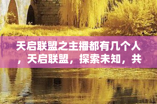 天启联盟之主播都有几个人,天启联盟,探索未知,共筑游戏新纪元 天启联盟之主播都有几个人,天启联盟,探索未知,共筑游戏新纪元