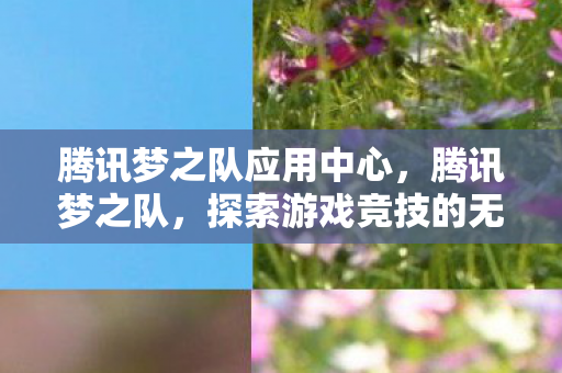 腾讯梦之队应用中心,腾讯梦之队,探索游戏竞技的无限可能 腾讯梦之队应用中心,腾讯梦之队,探索游戏竞技的无限可能